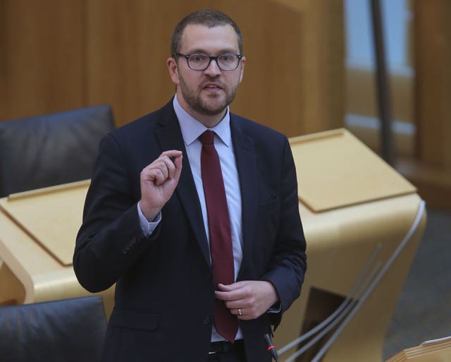 Oliver Mundell in Holyrood