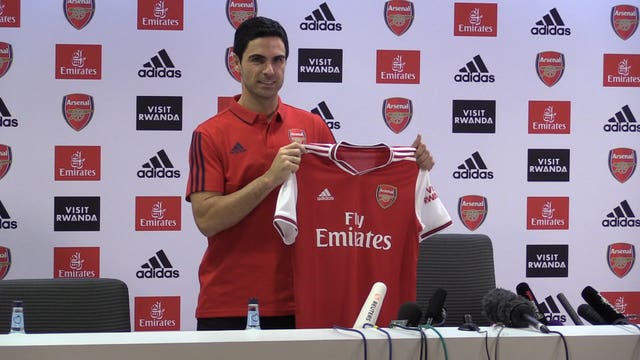 Mikel Arteta was appointed as Unai Emery's successor as Arsenal head coach in December.