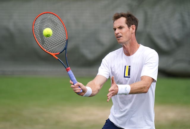 Andy Murray will play his opening match on Tuesday