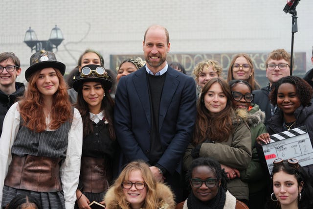 Royal visit to London Screen Academy