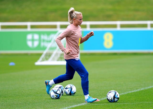 Alex Greenwood is busy preparing for England's first World Cup clash against Haiti