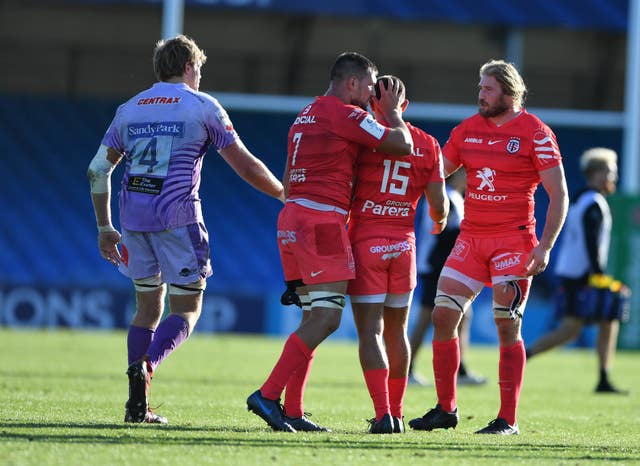 Toulouse's players were left downtrodden