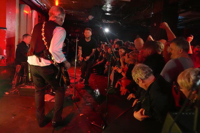 The Sex Pistols performing at The 100 Club