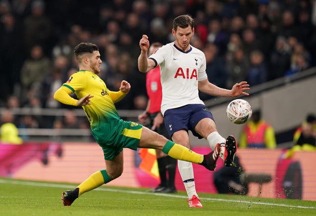 Tottenham Hotspur v Norwich City – FA Cup – Fifth Round – Tottenham Hotspur Stadium