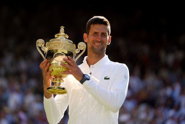 Novak Djokovic won the last of his seven Wimbledon titles in 2022