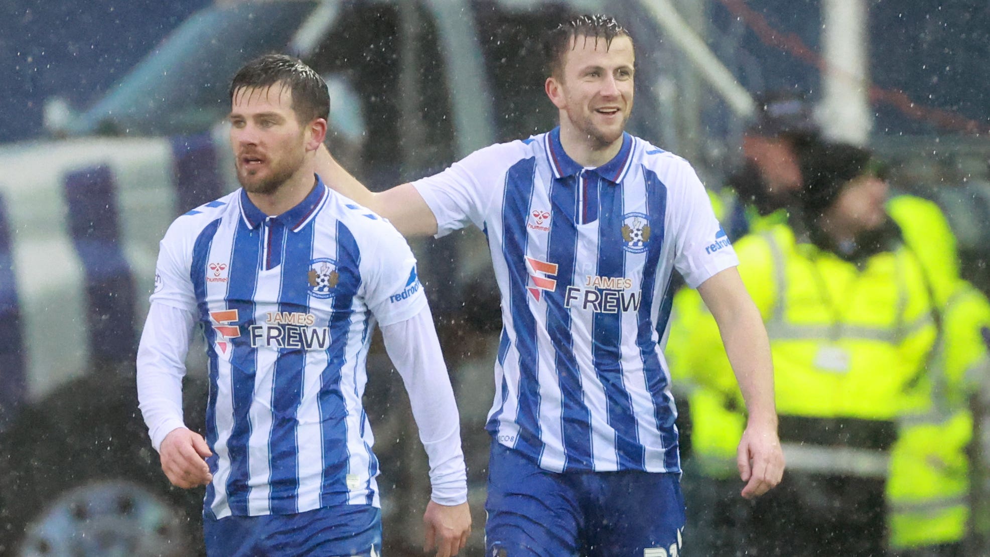 Matty Kennedy, left, was the hero for Kilmarnock