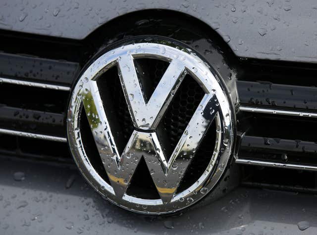 A Volkswagen badge