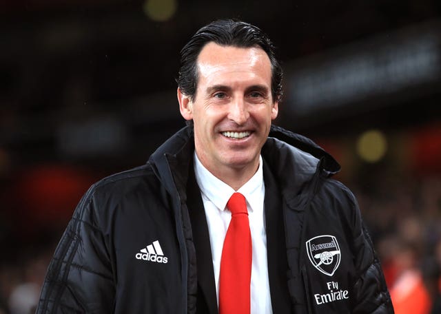 Arsenal manager Unai Emery