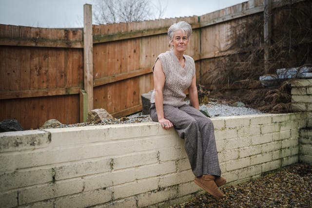 Former Dyfed-Powys police sergeant Jill Owens at her home in Havefordwest