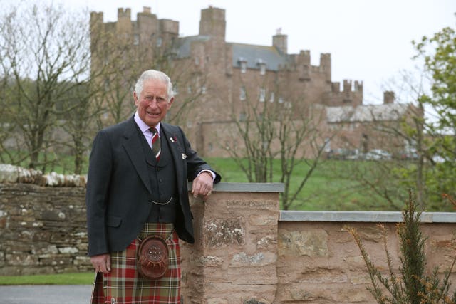 The Prince of Wales visit to Scotland