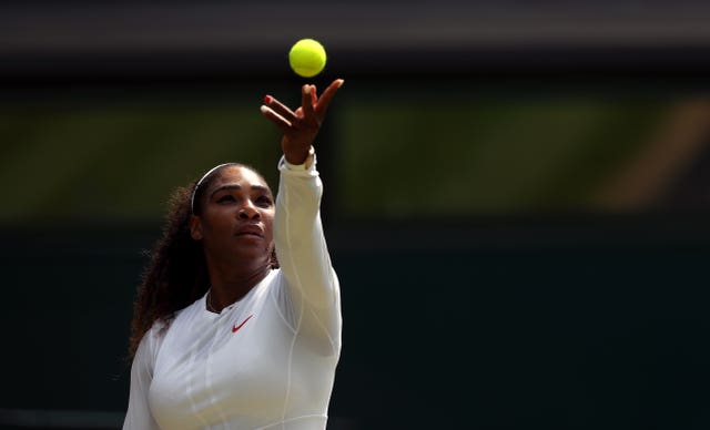 Serena Williams keeps her eye on the ball, and ignores the title talk