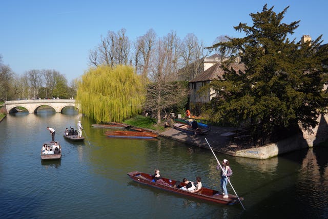 Punters on River Cam