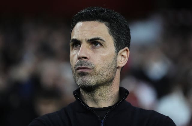 Arsenal manager Mikel Arteta 