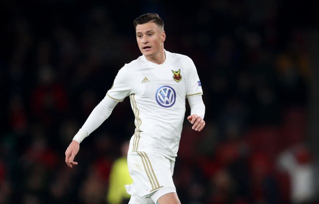 Jamie Hopcutt in action for Ostersunds 
