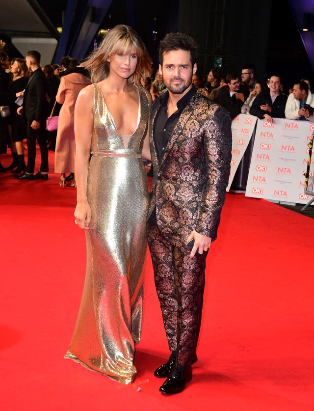 Vogue Williams and Spencer Matthews  (Ian West/PA)