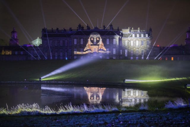 Wondrous Woods light trail at Hopetoun House