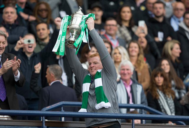 Neil Lennon successfully guided Celtic to their third straight domestic treble