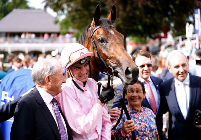 James Doyle with Warm Heart and connections at York 