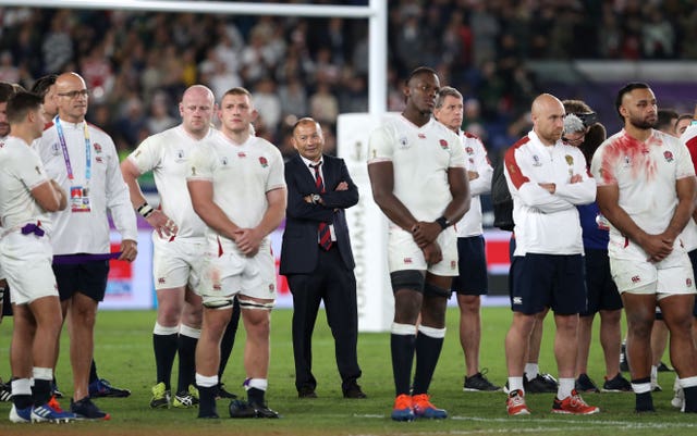 Eddie Jones and the England players