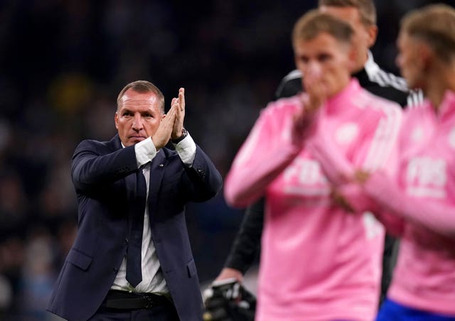 Brendan Rodgers is under pressure after Leicester's poor start 