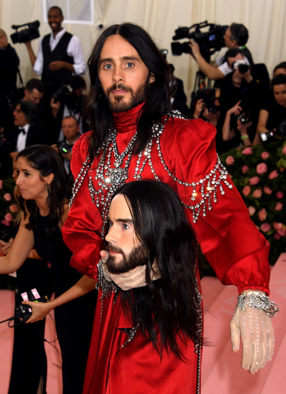 Jared Leto carries a model of his head at the Met Gala | Express & Star