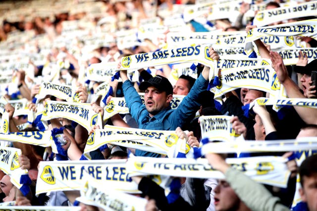Leeds fans will return to Elland Road for the first time since March 2020 