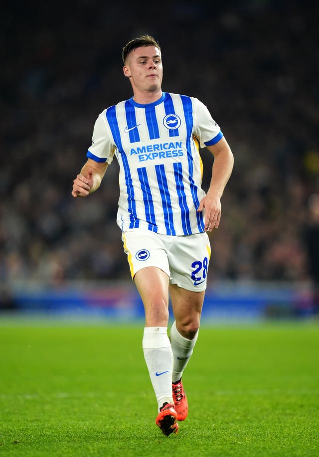 Evan Ferguson in action for Brighton