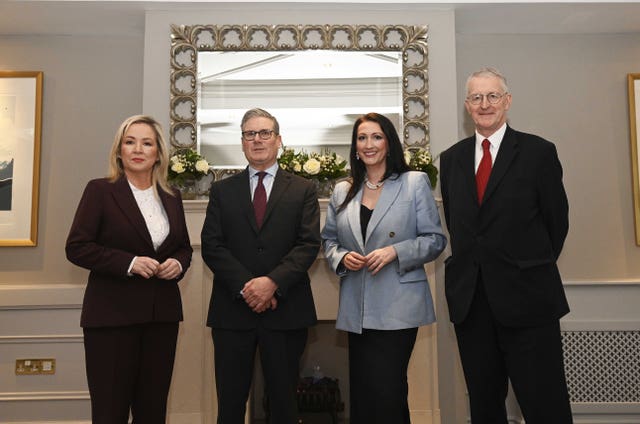 Sir Keir Starmer visit to Belfast