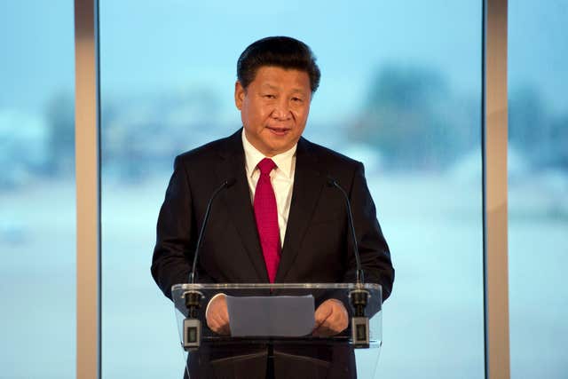 Chinese President Xi Jinping (Oli Scarff/PA)