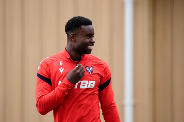 Marc Guehi during a training session
