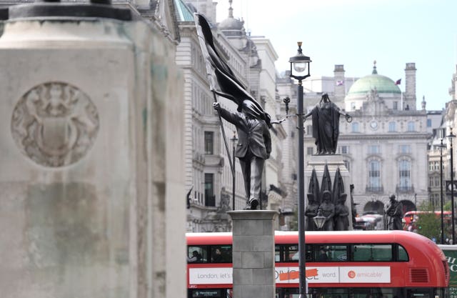 Banksy artwork on a street in central London
