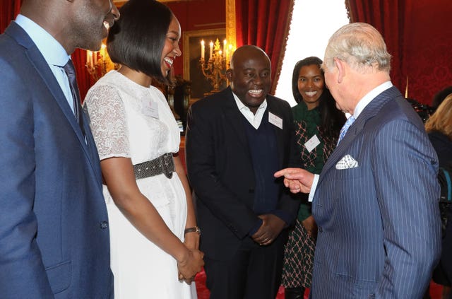 The Prince of Wales with Edward Enninful