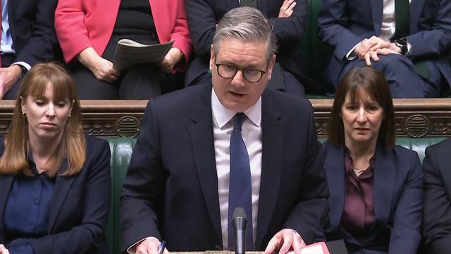 Sir Keir Starmer at Prime Minister’s Questions