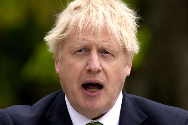Prime Minister Boris Johnson was asked about energy costs while visiting Sweden
