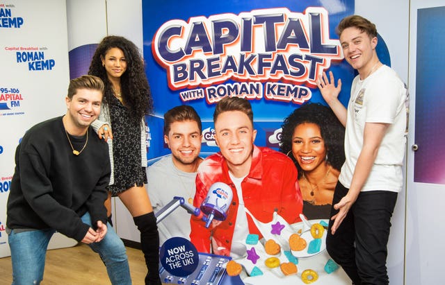 Vick Hope, Sonny Jay and Roman Kemp