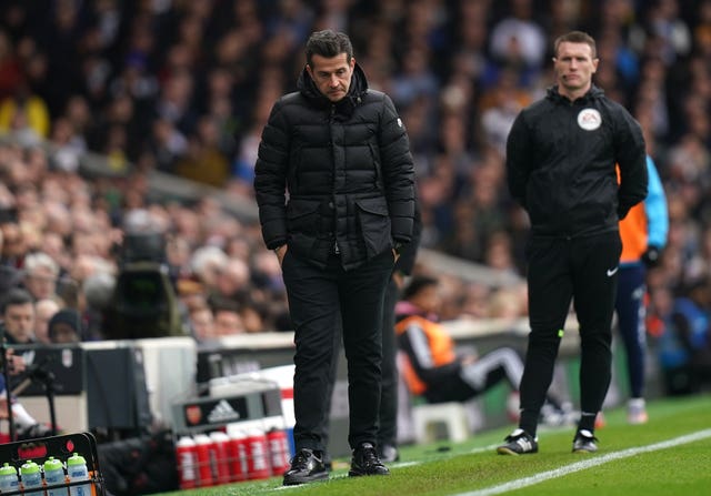 Marco Silva (left) was frustrated by Fulham's display