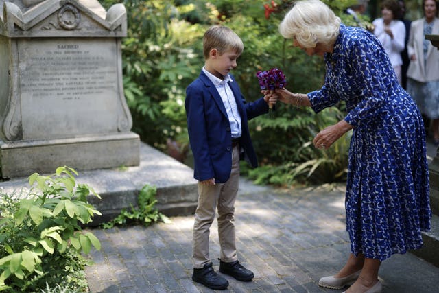 Camilla opens British Flowers Week Exhibition