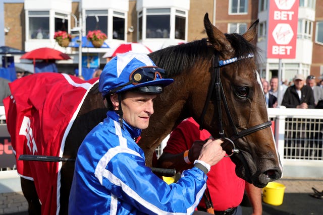 Sky Majesty and Callum Rodriguez after winning the Firth Of Clyde at Ayr 