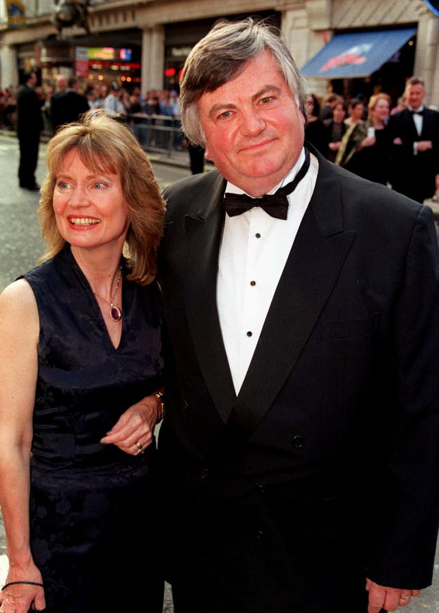 BAFTA Roger Cook & wife
