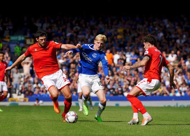 Gordon had chances but was unable to get on the scoresheet against Forest