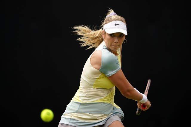 Katie Boulter booked her spot in the quarter-final with a composed display