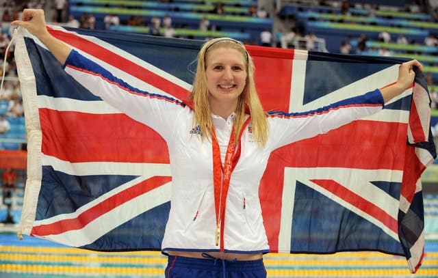 Rebecca Adlington won two golds at Beijing 2008 (Gareth Copley/PA)