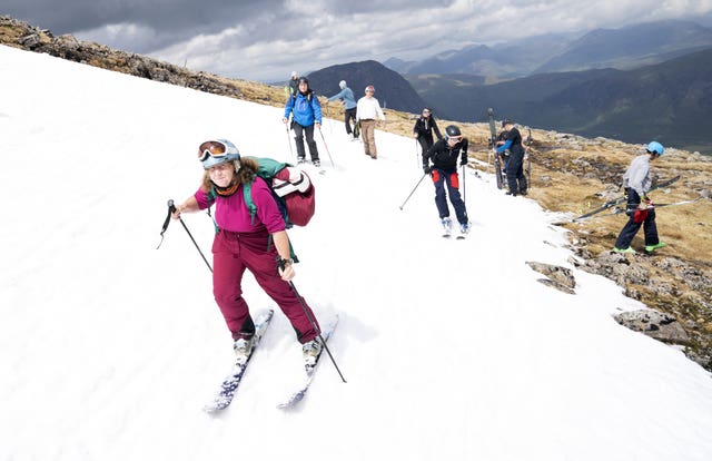 Mid-summer ski, Glencoe