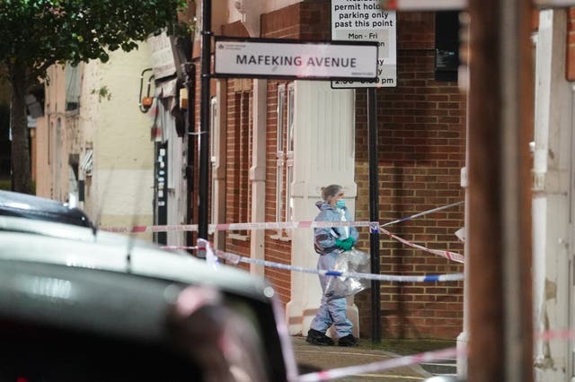 Brentford stabbings scene