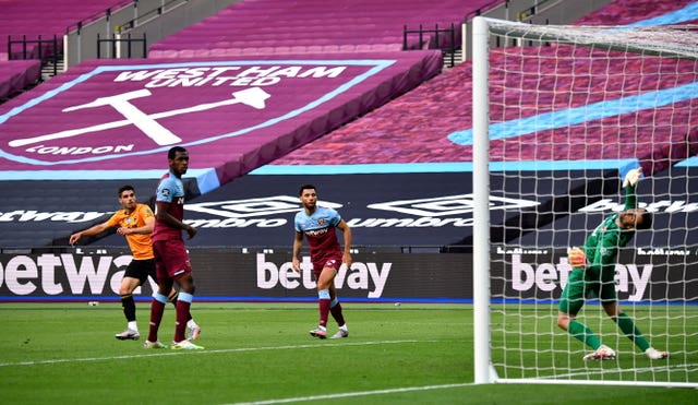 West Ham United v Wolverhampton Wanderers – Premier League – London Stadium