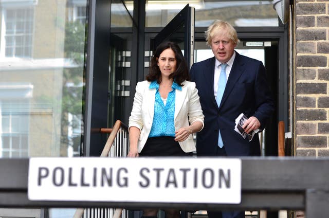 Marina Wheeler with Mr Johnson