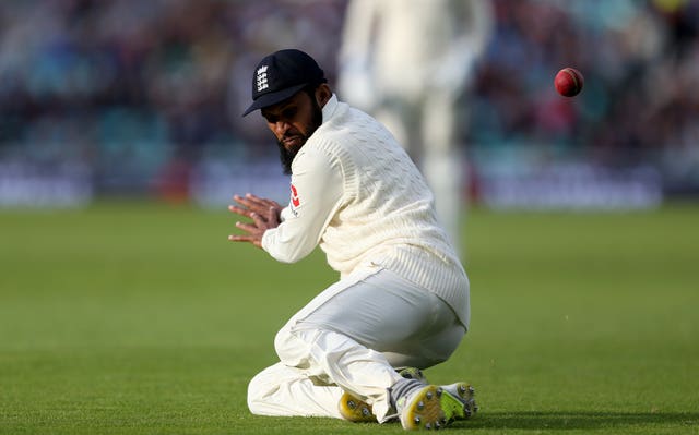 Adil Rashid in action for England. (PA)