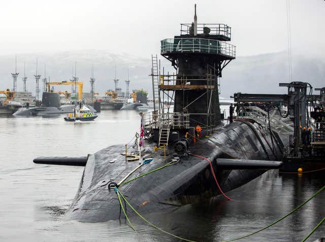 HMS Vigilant, one of Britain's four nuclear-armed submarines. Each submarine carried a 'letter of last resort' from the Prime Minister.