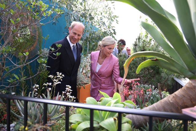 the Earl and Countess of Wessex toured the show