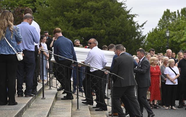Malaga crash funeral